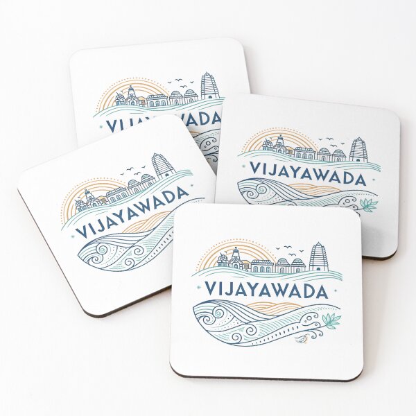 Item preview, Marca denominativa minimalista de Vijayawada | Diseño urbano inspirado en el río Krishna designed and sold by VividOrganica.