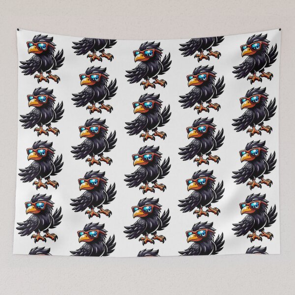 Item preview, Cool Crow – Sunglass Swagger in Cartoon Style designed and sold by Dogandesighn.