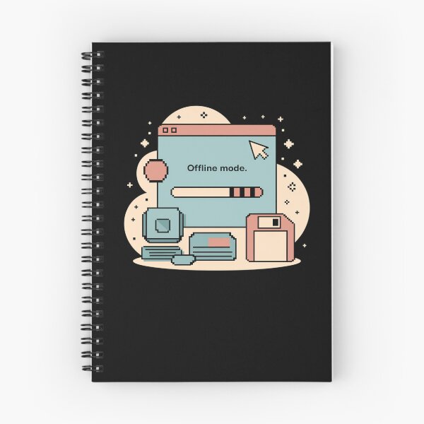 Aperçu de l'œuvre Mode hors connexion Retro Web Pixel créée et vendue par MooonTees.