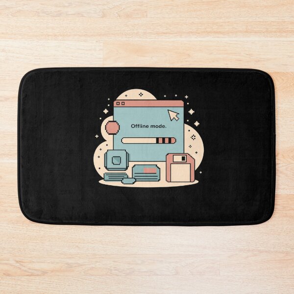 Item preview, Offline Mode Retro Web Pixel designed and sold by MooonTees.