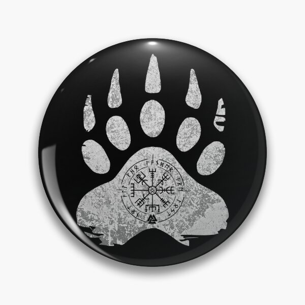Item preview, Bear Paw with Viking Runes  designed and sold by Rich Summers Art.
