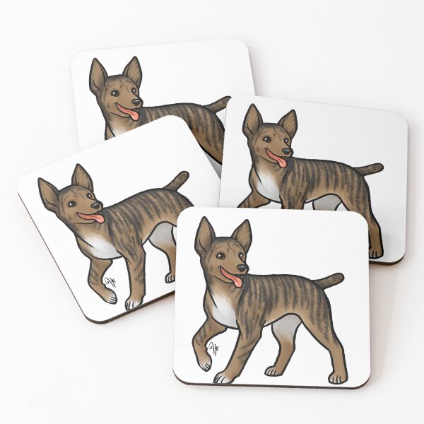 Item preview, Dog - Mountain Feist - Brindle designed and sold by Jennifer Stolzer.