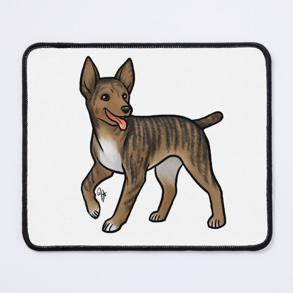 Item preview, Dog - Mountain Feist - Brindle designed and sold by Jennifer Stolzer.