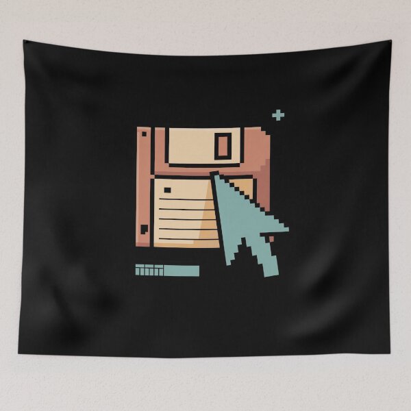 Item preview, Floppy Disk Retro Web Pixel designed and sold by MooonTees.