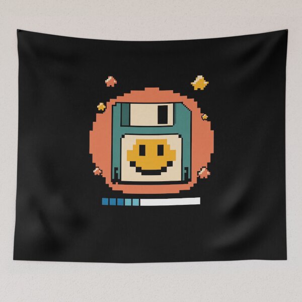 Item preview, Floppy Disk Retro Web Pixel designed and sold by MooonTees.