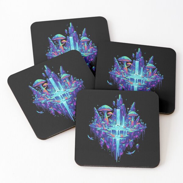 Item preview, Abstract Avatar-Inspired Pandora Forest Art – Bioluminescent Fantasy Jungle Nature designed and sold by alllyxispace.