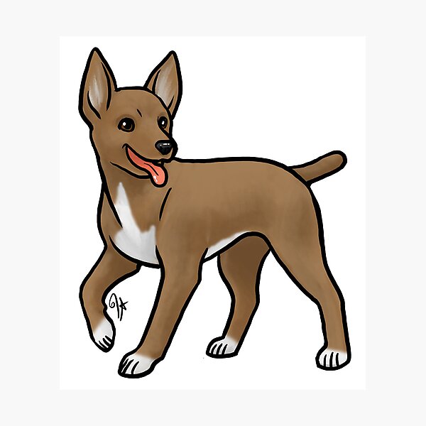 Item preview, Dog - Mountain Feist - Brown designed and sold by Jennifer Stolzer.