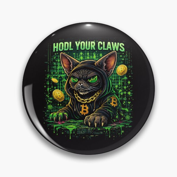 Item preview, HODL Your Claws – Crypto Sphynx designed and sold by Furvisors.