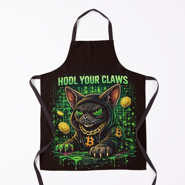 Item preview, HODL Your Claws – Crypto Sphynx designed and sold by Furvisors.