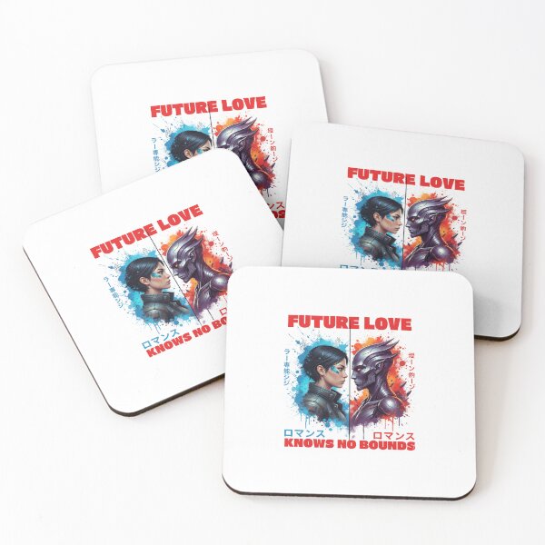 Item preview, Future Love Romance Knows No Bounds — Cyberpunk Sci-Fi Anime designed and sold by Colorful-Garden.