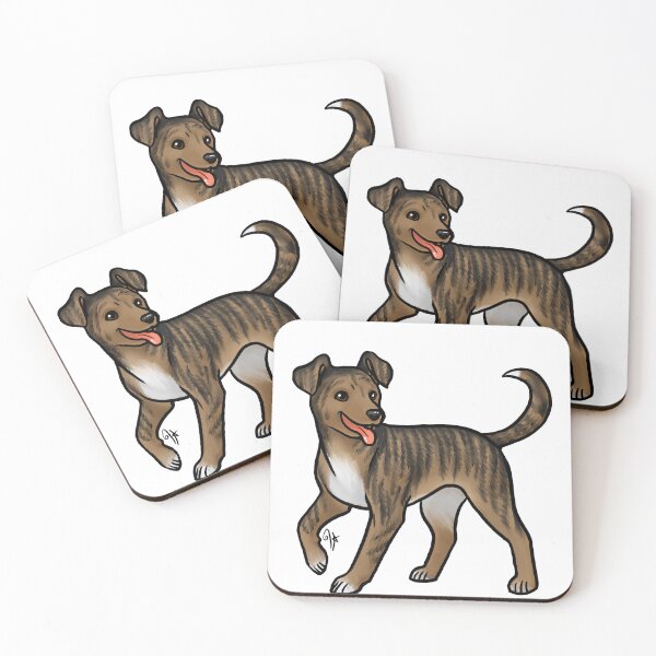 Item preview, Dog - Treeing Feist - Brindle designed and sold by Jennifer Stolzer.