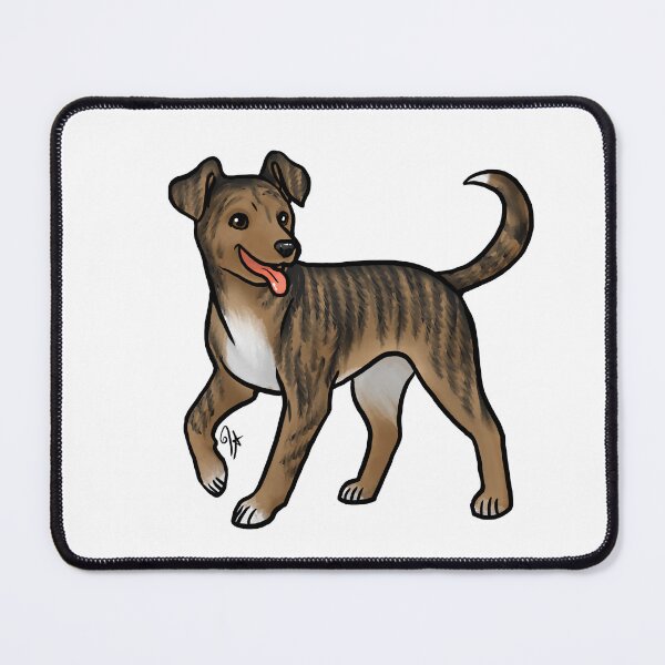 Item preview, Dog - Treeing Feist - Brindle designed and sold by Jennifer Stolzer.