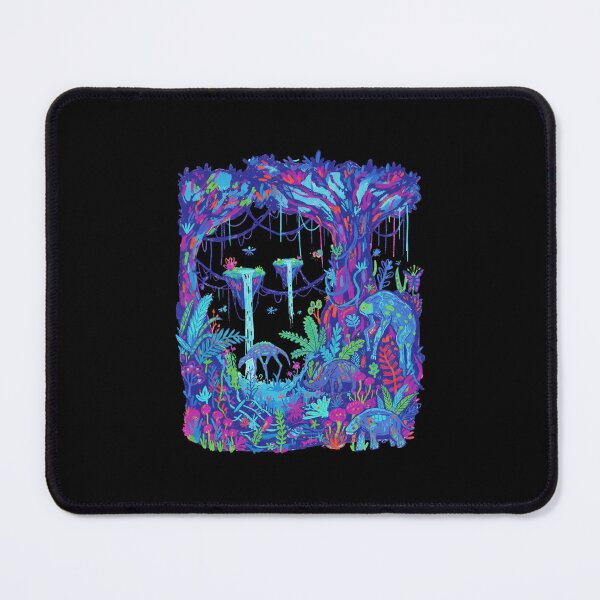 Item preview, Raw Avatar-Inspired Pandora Forest Art – Bioluminescent Fantasy Jungle Nature designed and sold by alllyxispace.
