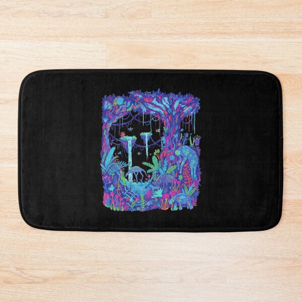 Item preview, Raw Avatar-Inspired Pandora Forest Art – Bioluminescent Fantasy Jungle Nature designed and sold by alllyxispace.