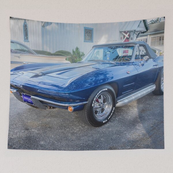 Item preview, 1963 Blue Chevy Corvette Convertible X147 designed and sold by RichFrancoCars.