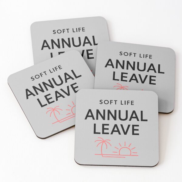 Item preview, Soft Life Annual Leave  Minimalist Out Of Office  Mode Activated designed and sold by elynne9.