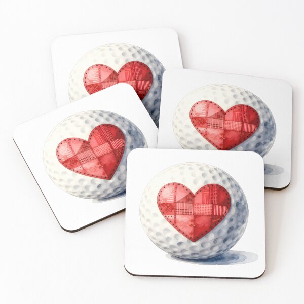 Item preview, Golf ball with a heart designed and sold by MKV Design.