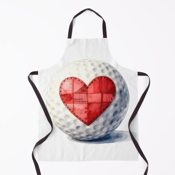 Item preview, Golf ball with a heart designed and sold by MKV Design.