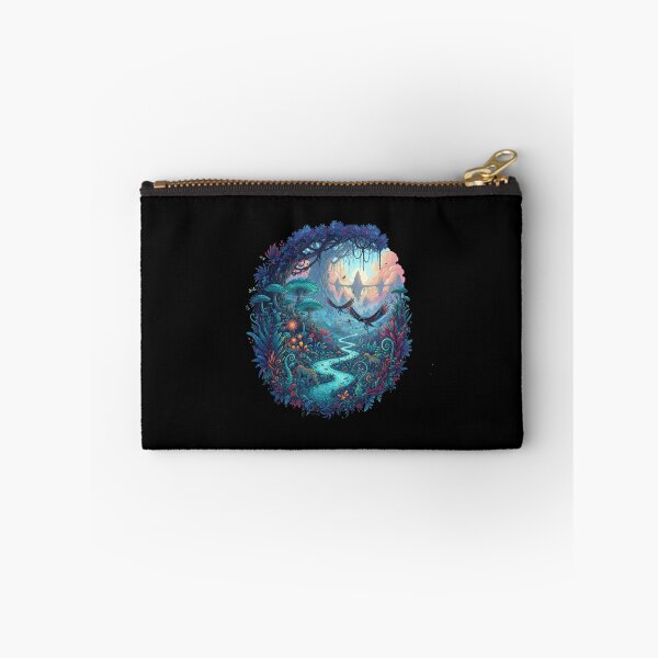 Item preview, Avatar-Inspired Pandora Forest Art – Bioluminescent Fantasy Jungle Nature designed and sold by alllyxispace.
