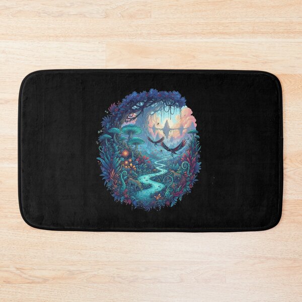 Item preview, Avatar-Inspired Pandora Forest Art – Bioluminescent Fantasy Jungle Nature designed and sold by alllyxispace.