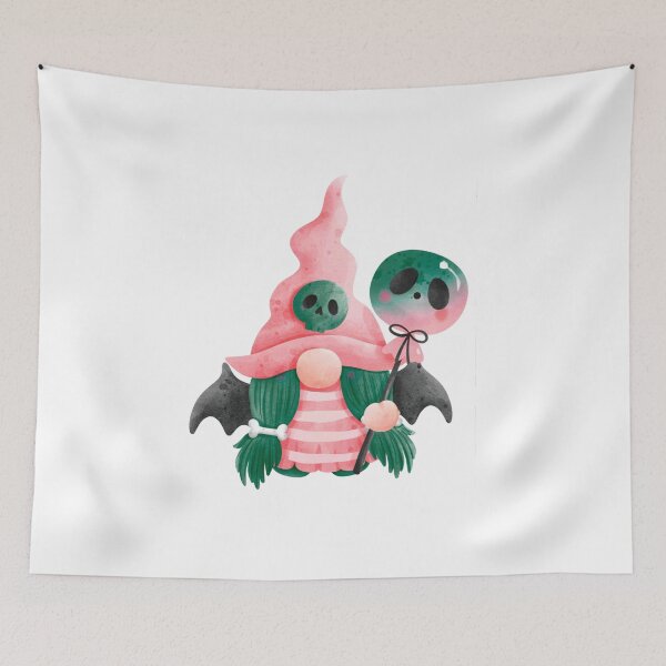 Item preview, Cute Spooky Gnome Witch Halloween Illustration designed and sold by Horrify.