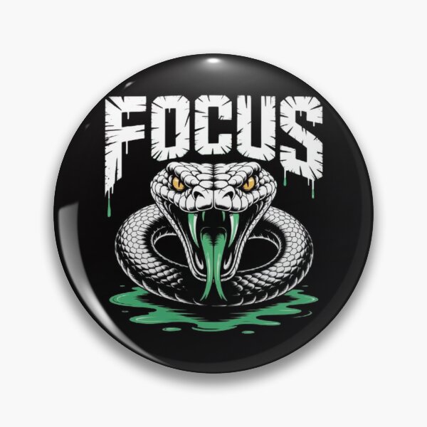 Item preview, FOCUS Shirt – Snake Motivation Graphic, Discipline Mindset Streetwear Tee designed and sold by masteryStore.