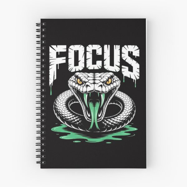 Item preview, FOCUS Gym Shirt – Cobra Snake Workout Motivation Graphic Tee designed and sold by masteryStore.