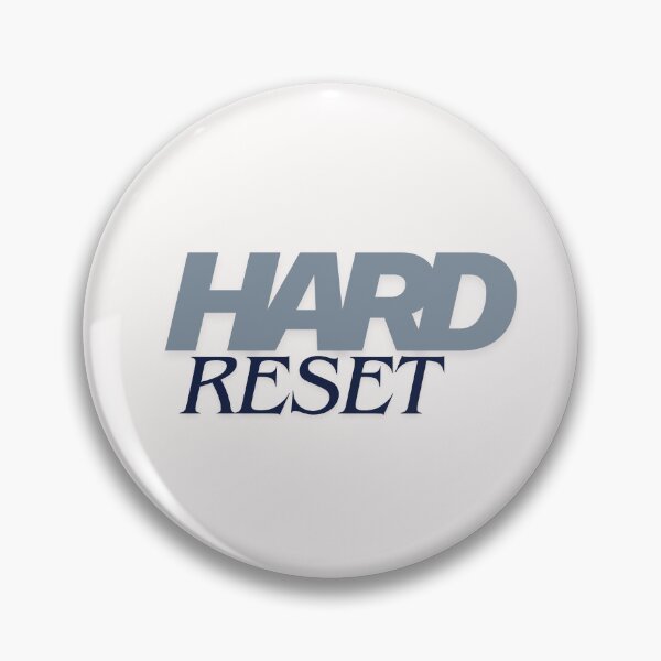 Item preview, HARD RESET – Minimalist Motivational Typography Design designed and sold by daila70.