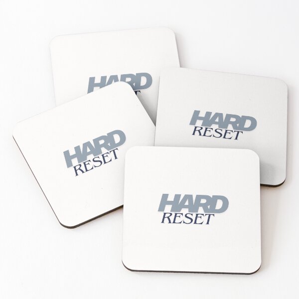 Item preview, HARD RESET – Minimalist Motivational Typography Design designed and sold by daila70.