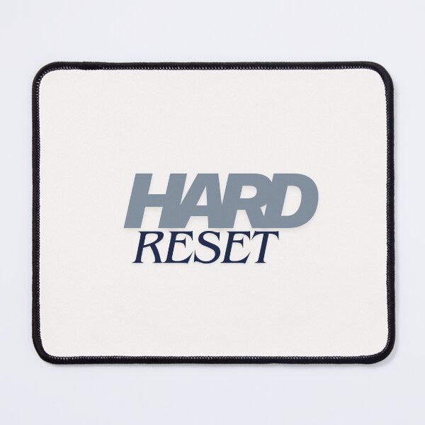 Item preview, HARD RESET – Minimalist Motivational Typography Design designed and sold by daila70.