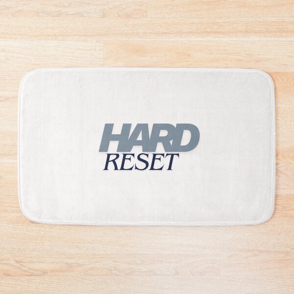 Item preview, HARD RESET – Minimalist Motivational Typography Design designed and sold by daila70.