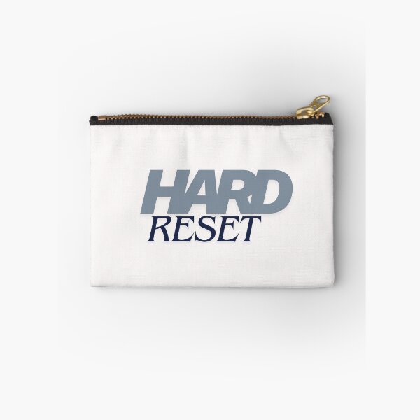 Item preview, HARD RESET – Minimalist Motivational Typography Design designed and sold by daila70.