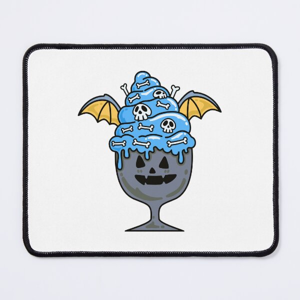Item preview, Spooky Ice Cream Sundae Halloween Illustration designed and sold by Horrify.