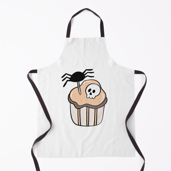 Item preview, Cute Spooky Skull Cupcake Halloween Illustration designed and sold by Horrify.
