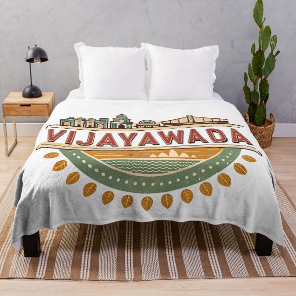 Item preview, Vijayawada Retro Typography Design | Vintage City Pride designed and sold by VividOrganica.