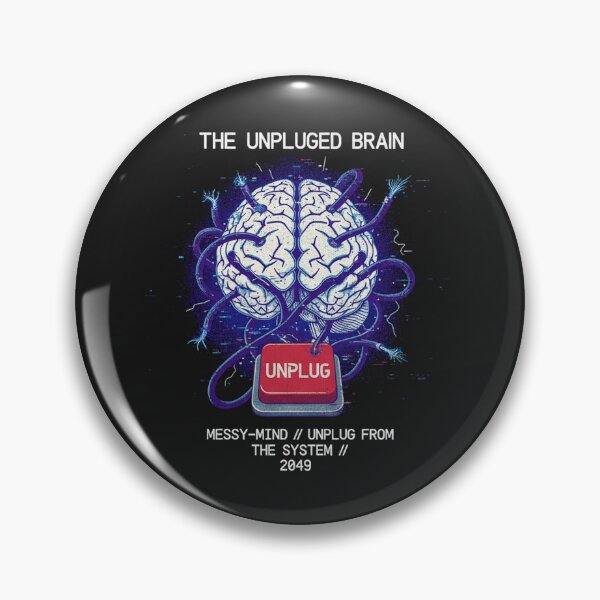 Item preview, Unplug Your Mind - 2026 Brutalist Techwear designed and sold by MESSY-MIND.
