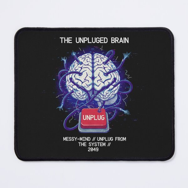 Item preview, Unplug Your Mind - 2026 Brutalist Techwear designed and sold by MESSY-MIND.
