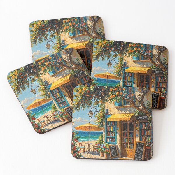 Item preview, Bookshop by the sea designed and sold by sid1802.