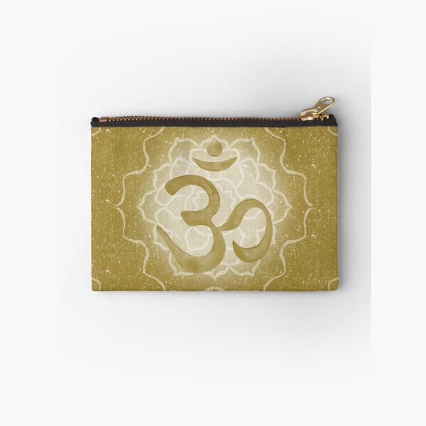 Item preview, OM Mandala Dark Watercolor Bija - Ochre designed and sold by Irene Estelle.