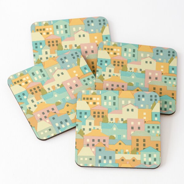 Item preview, Colourful Village 4 designed and sold by knitetgantt.