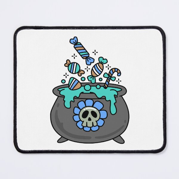 Item preview, Cute Spooky Candy Cauldron Halloween Illustration designed and sold by Horrify.