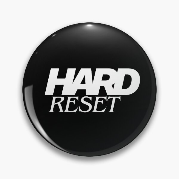 Item preview, HARD RESET – Minimalist Motivational Typography Design designed and sold by daila70.