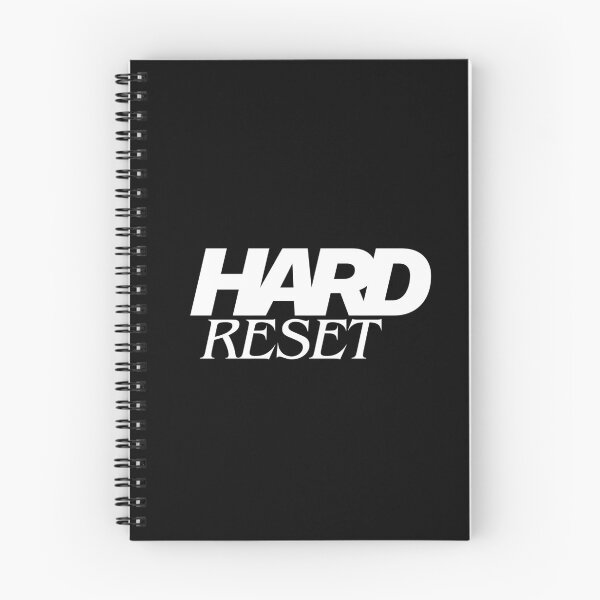Item preview, HARD RESET – Minimalist Motivational Typography Design designed and sold by daila70.