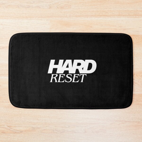 Item preview, HARD RESET – Minimalist Motivational Typography Design designed and sold by daila70.