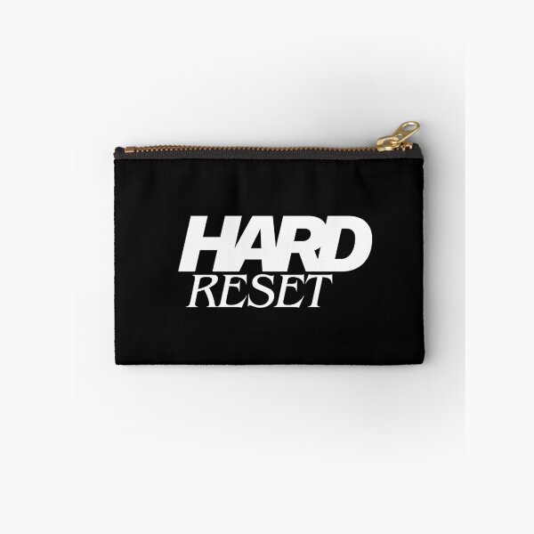 Item preview, HARD RESET – Minimalist Motivational Typography Design designed and sold by daila70.