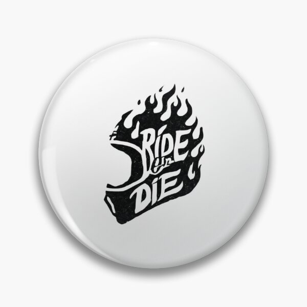 Item preview, Ride or Die – Flaming Helmet designed and sold by TwoWheels-shop.