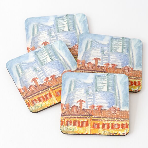Item preview, Milan. The old and the new architecture. View from a terrace. designed and sold by Tereza Pilar  Art.
