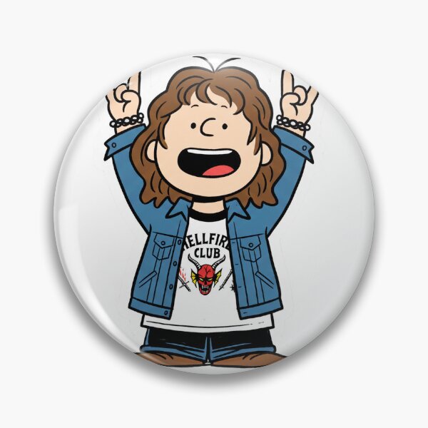Item preview, Eddie Munson: The Metalhead Peanuts Style designed and sold by MirandaIsa.
