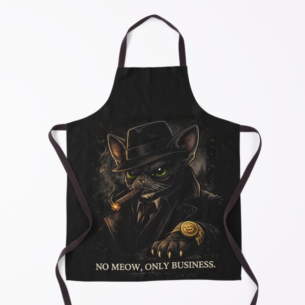 Item preview, No Meow, Only Business Cat designed and sold by Furvisors.