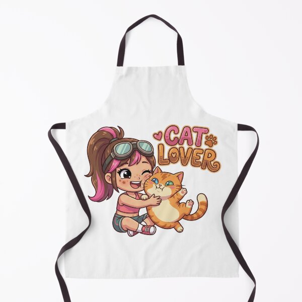 Item preview, CAT LOVER: Menina Anime Mika e o Abraço Apertado no Gato Tuff - Arte Chibi Fofa designed and sold by Mika & Tuff.